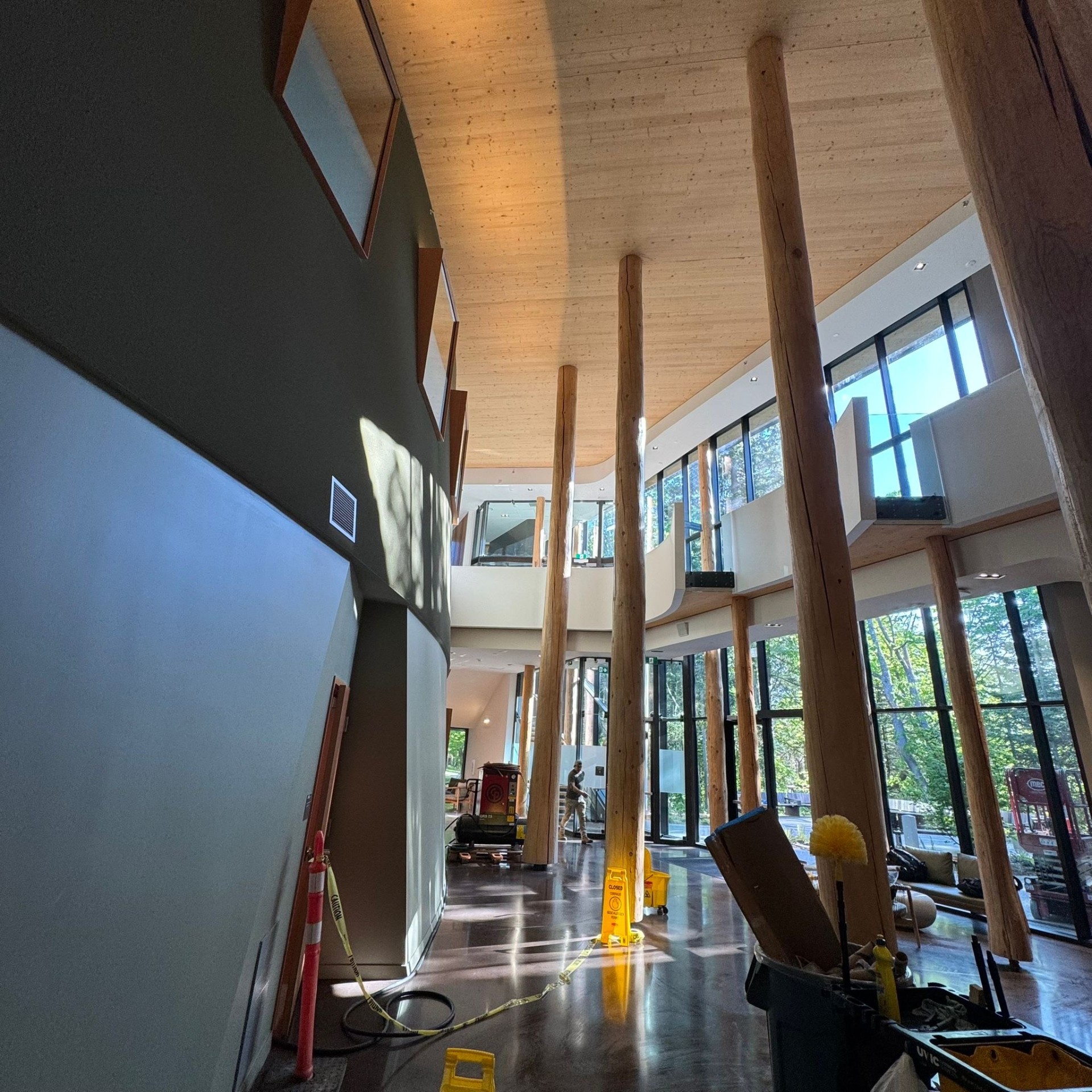 Timber Atrium — Institutional Build