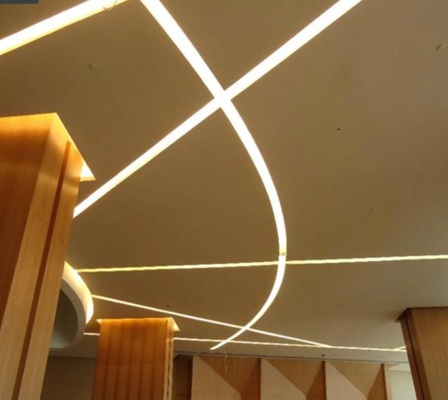Curved LED Feature Ceiling